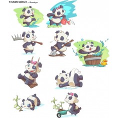 Extension chibis Takenoko - jeu de plateau et de stratégie - Asmodée - Bombyx 2