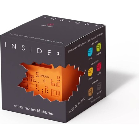 Inside Ze Cube - Mean0: Orange - Jeux classiques - Casse-têtes - Inside - Doug Solutions