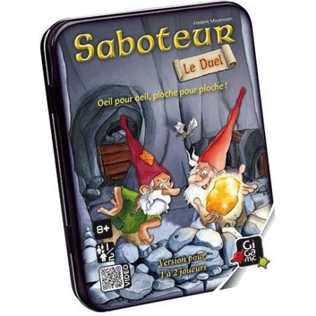 Saboteur le duel - jeu de stratégie et de bluff - Gigamic