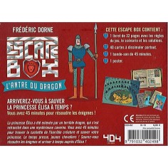 Escape Box - L'Antre du Dragon - Jeu de société - 404 Éditions 2