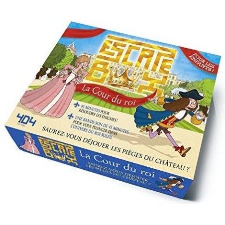 Escape Box - La Cour du Roi - Jeu de société - 404 Éditions