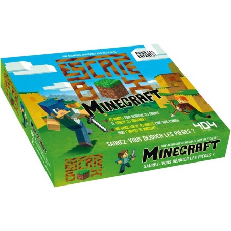 Escape Box - Minecraft - Jeu de société - 404 Éditions