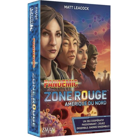 Pandemic Zone Rouge: Amérique Du Nord - Jeux de société - Zman Games - Z-man Games