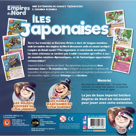 Imperial Settlers - Empires du Nord : Îles Japonaises - Extension - Jeux de société - Iello