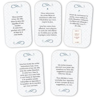Pour la reine - jeu de construction d'histoires - Bragelonne Games
