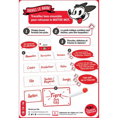 Master word - jeu coopération - Le scorpion masqué