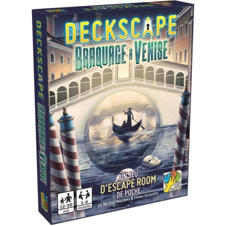 Deckscape - Braquage à Venise - Jeu de société - Super Meeple