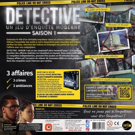 Détective - Saison 1 - Jeux de société - Iello