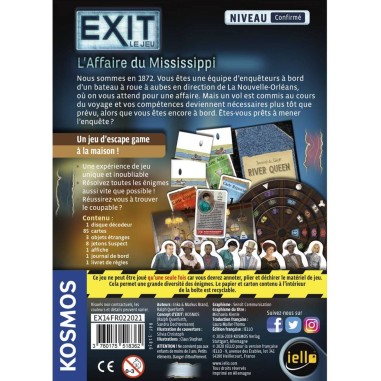 Exit: L'Affaire du Mississippi - Jeux de société - Iello