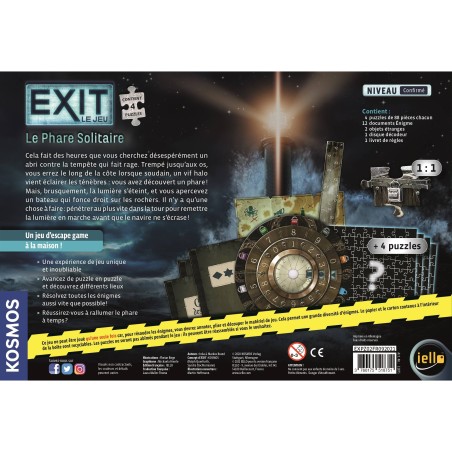 Exit Puzzle: Le Phare Solitaire - Jeux de société - Iello