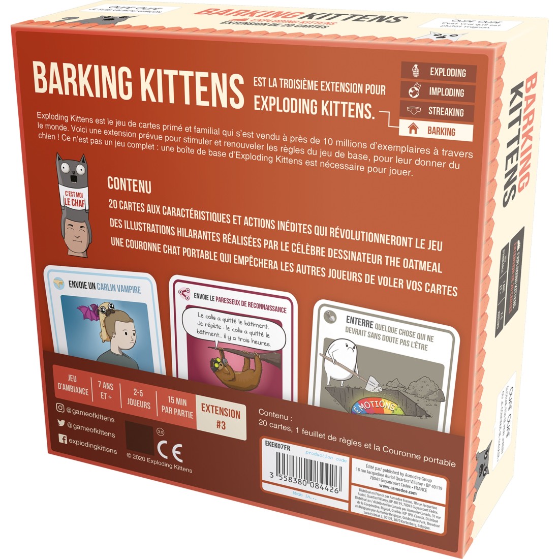 règle du jeu de société Exploding kittens