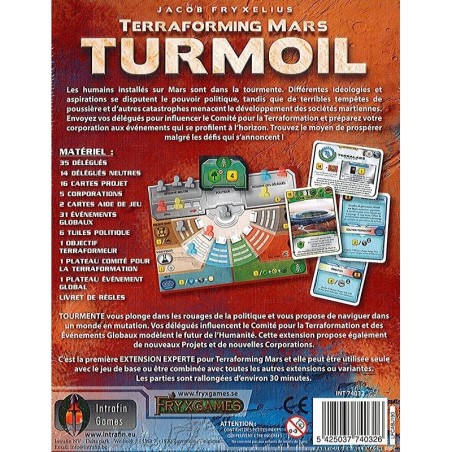 Terraforming Mars - Turmoil - Jeux de société - FryxGames - Intrafin