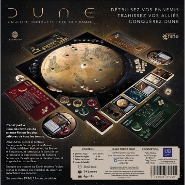 Dune, un jeu de conquête et de diplomatie - Jeux de société - Gale Force Nine