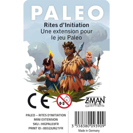 Paleo - Extension Rites d'initiation - Hans im gluck - Jeux de société - Z-man Games