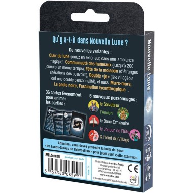 Les loups-garous de Thiercelieux : Nouvelle Lune - Extension - Jeux de société - Asmodée