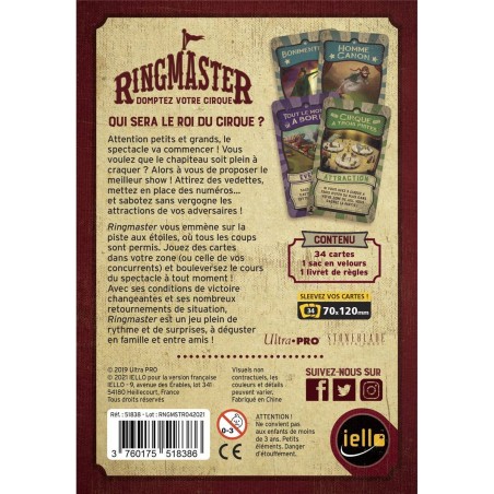 Ringmaster - Jeux de société - Iello