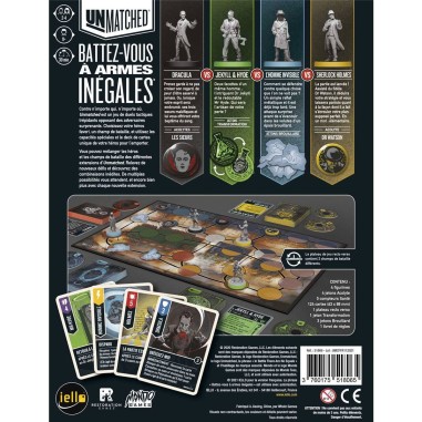 Unmatched: Cobble & Fog - Iello - Jeux de société - Restoration Games