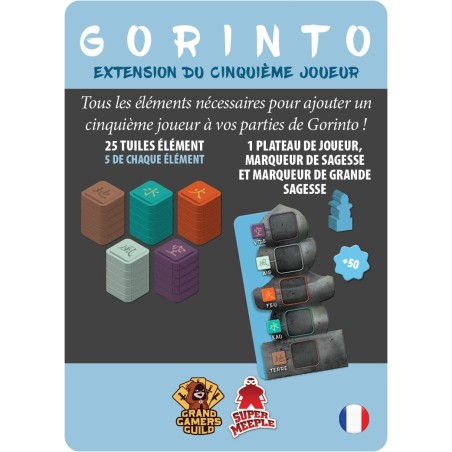 Gorinto - Extension du cinquième joueur - Jeux de société - Super Meeple