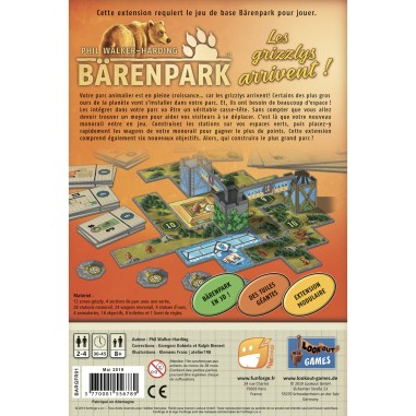 Bärenpark: Les Grizzlys Arrivent! - Jeux de société - Funforge