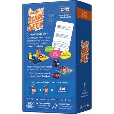 Questions de Merde - Geek - Jeu de société - ledroitdeperdre.com - Le Droit De Perdre