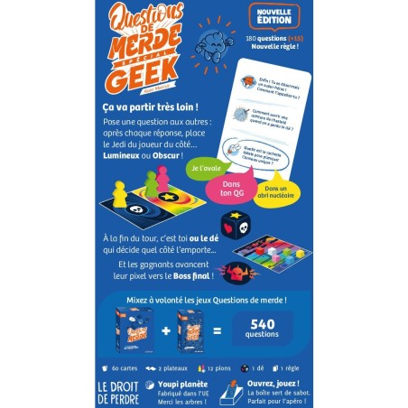 Questions de Merde - Geek - Jeu de société - ledroitdeperdre.com - Le Droit De Perdre