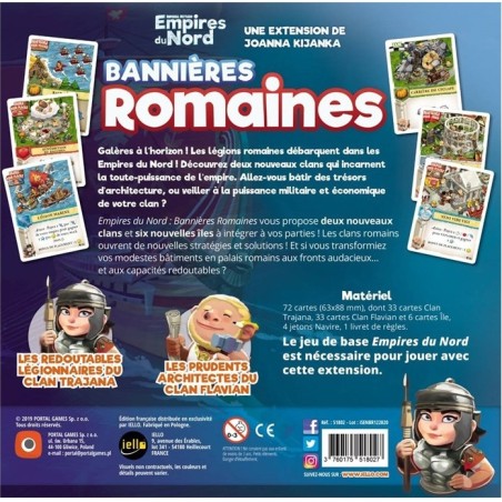 Imperial Settlers: Empires du Nord - Bannières Romaines - Jeux de société - Iello