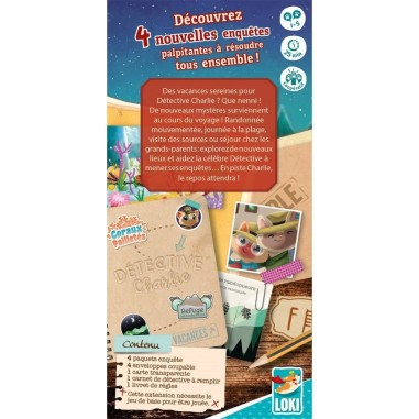 Détective Charlie : Part en vacances - Extension - Jeux de société - Loki