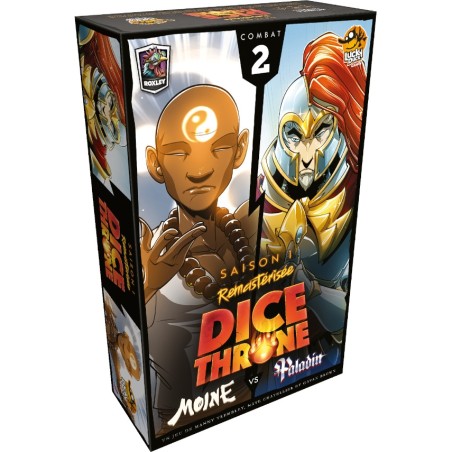 Dice Throne S1 - Moine Vs Paladin - Jeux de société - Lucky Duck Games