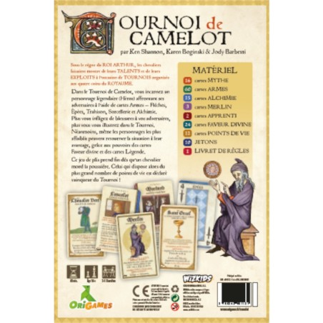 Le Tournoi de Camelot - Jeux de société - Origames