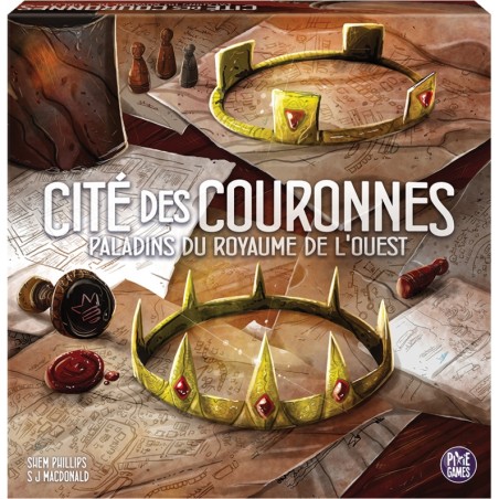 Paladins du Royaume de l'Ouest - Cité des Couronnes - Pixie Games - Jeux de société - Garphill Games