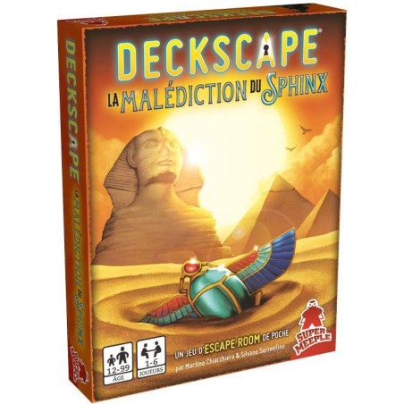 Deckscape - La Malédiction du Sphinx - Jeux de société - Super Meeple
