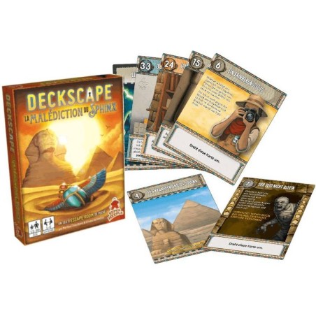 Deckscape - La Malédiction du Sphinx - Jeux de société - Super Meeple