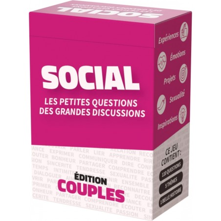 Social - Edition Couples - Games - Jeux de société - Pantheraludi