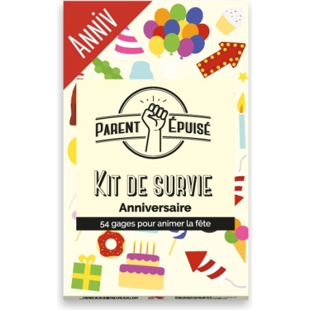 : Kit De Survie Anniversaire - Jeux de société - Parent Epuisé - Parent Epuisé