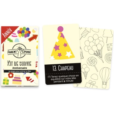 : Kit De Survie Anniversaire - Jeux de société - Parent Epuisé - Parent Epuisé