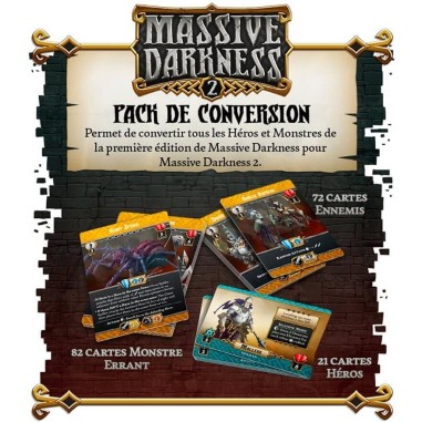 Massive Darkness 2 : Kit de conversion - Extension - Jeux de société - Cmon