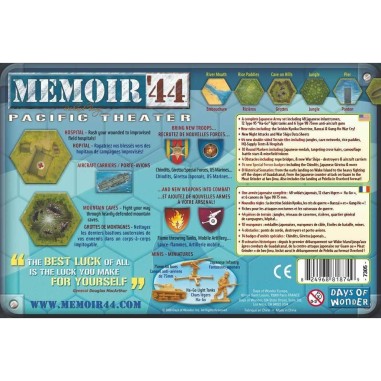 Memoire 44 - Theatre Pacific - Jeu d'histoire - Days of Wonder
