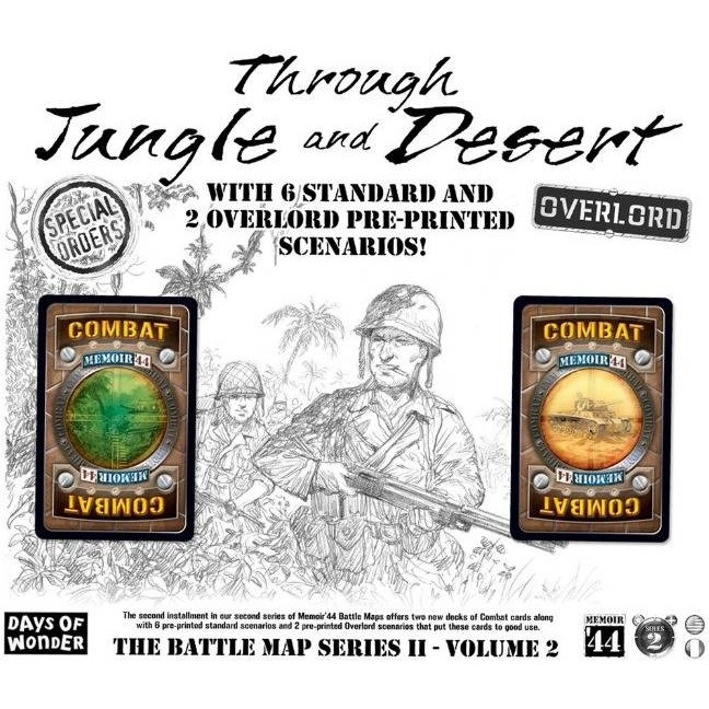 Memoire 44 Battle Maps Dans la Jungle et le Désert Days of Wonder