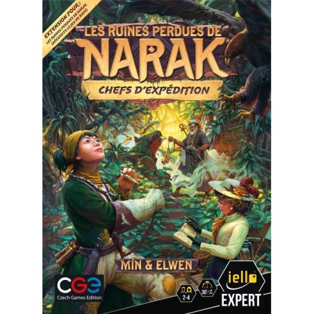 Les Ruines Perdues de Narak : Chefs d'Expédition - Extension - Jeux de société - Iello