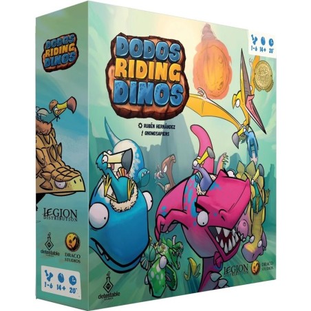 Dodos Riding Dinos - Légion Distribution - Jeux de société - Draco Studios
