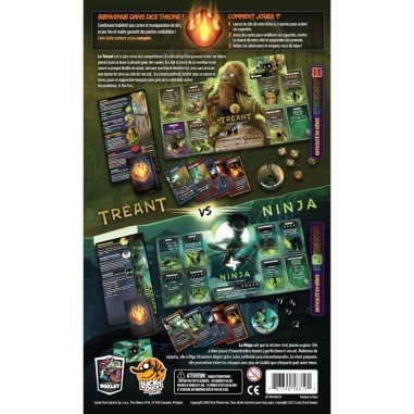 Dice Throne S1- Tréant Vs Ninja - Jeux de société - Lucky Duck Games
