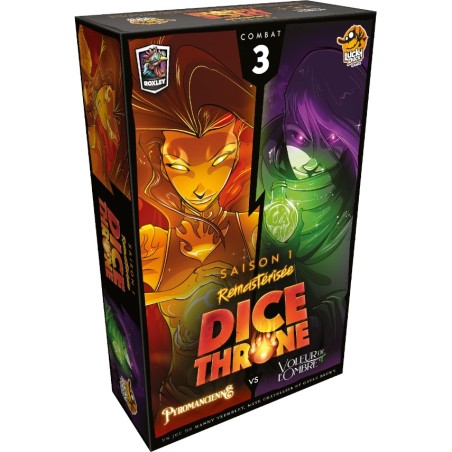 Dice Throne S1- Pyromancienne Vs Voleur de l’Ombre - Jeux de société - Lucky Duck Games