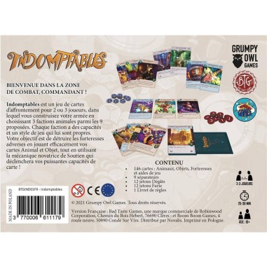Indomptables - Jeux de société - Bad Taste Games