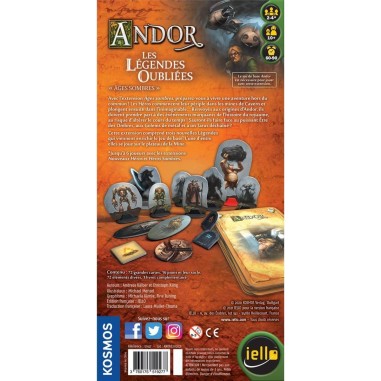 Andor - Les légendes oubliées : Âges sombres - Extension - Jeux de société - Iello
