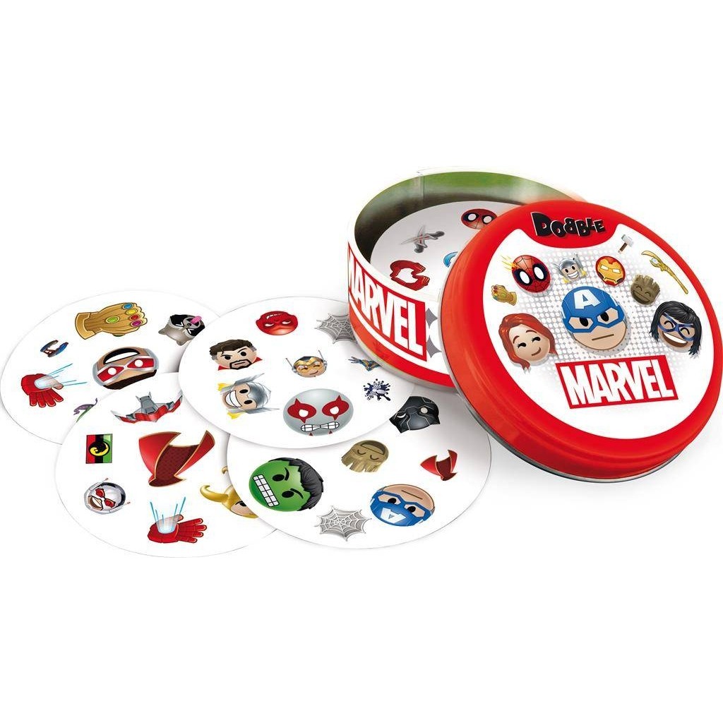 Dobble Emojis Marvel Asmodée Zygomatic (asmodee)