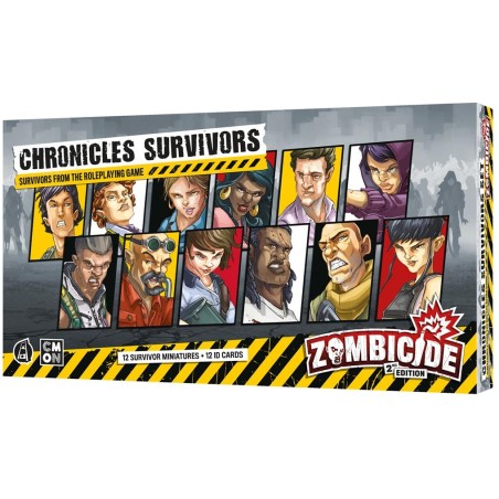 Zombicide 2ème Edition : Saison 1 - Survivants de Chronicles - Extension - Jeux de société - Cmon