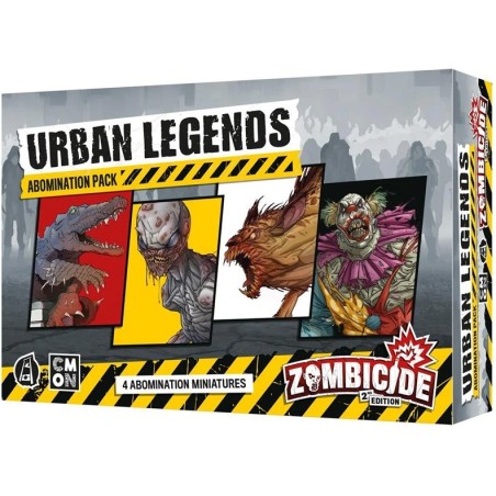 Zombicide 2ème Edition : Saison 1 - Légendes Urbaines - Extension - Jeux de société - Cmon