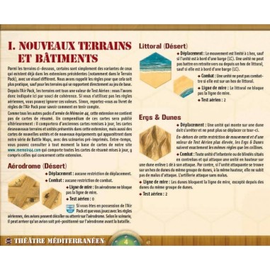 Mémoire 44 - Théatre Méditerranéen - Jeu d'histoire - Days of Wonder