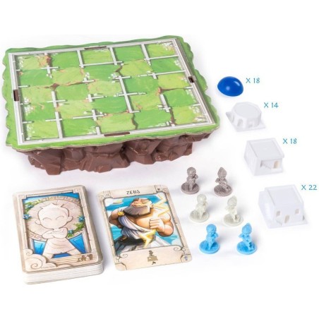 Santorini - jeu de stratégie et de construction Asmodée - Spin Master
