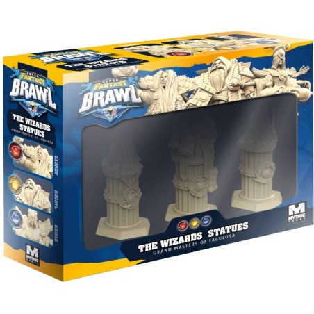 Super Fantasy Brawl - The Wizards Statues - Jeux de société - Mythic Games
